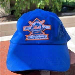 New York Mets 25th anniversary World Series hat
